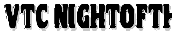 Vtc-Nightofthedrippydeadcaps font
